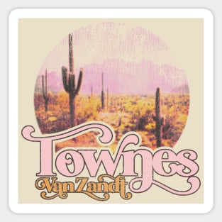 Townes Van Zandt Sweet Light Sticker